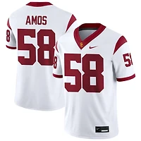Kash Amos Men's Nike Cardinal USC Trojans NIL Pick-A-Player Game Jersey