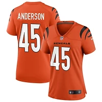 Liam Anderson Women's Nike Orange Cincinnati Bengals Alternate Game Custom Jersey