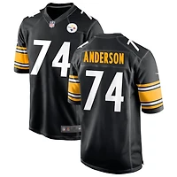 Spencer Anderson Men's Nike Black Pittsburgh Steelers Custom Game Jersey