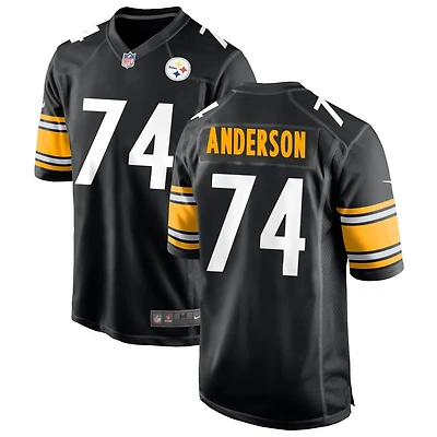 Spencer Anderson Men's Nike Black Pittsburgh Steelers Custom Game Jersey