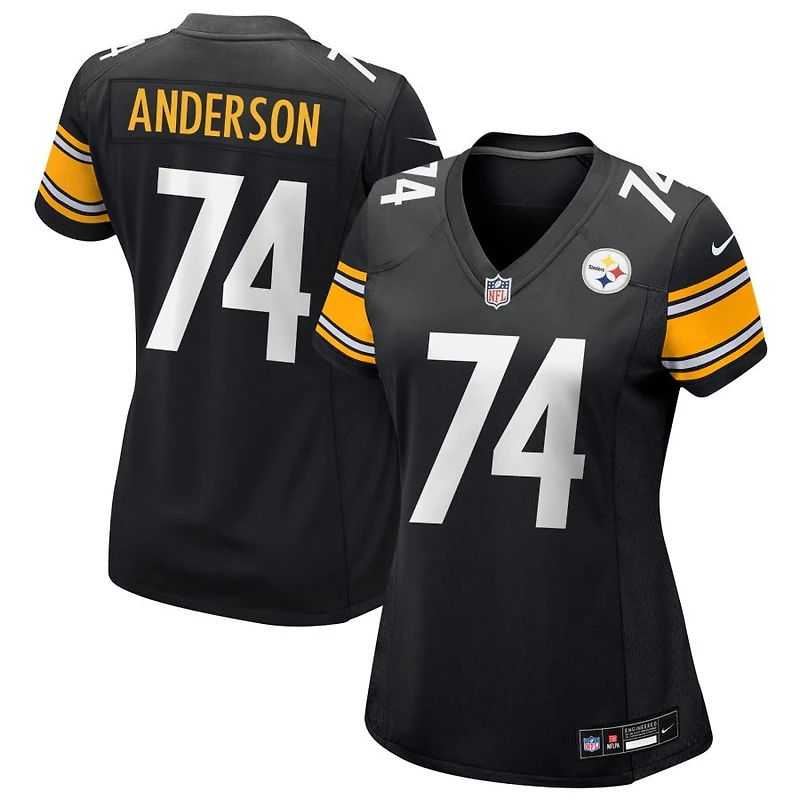 Spencer Anderson Women's Nike Black Pittsburgh Steelers Custom Game Jersey