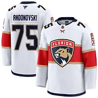Corey Andonovski Men's Fanatics White Florida Panthers Away Premium Custom Jersey