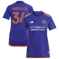 Felipe Andrade Men's adidas  Purple Houston Dynamo FC 2024 Still Holdin' Replica Custom Jersey