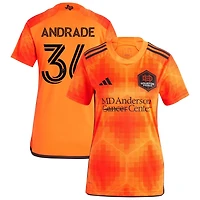 Felipe Andrade Women's adidas Orange Houston Dynamo FC 2023 El Sol Replica Custom Jersey