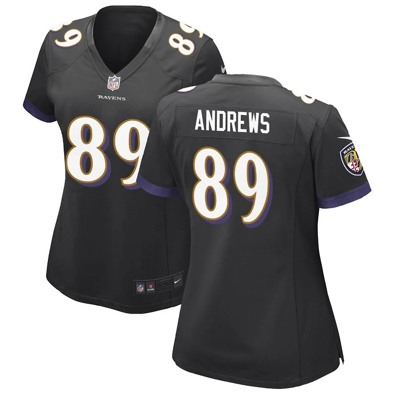 Mark Andrews Women's Nike Black Baltimore Ravens Alternate Custom Game Jersey