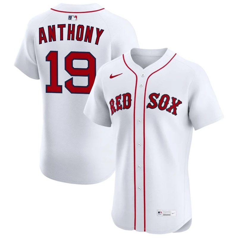 Roman Anthony Men's Nike White Boston Red Sox Home Elite Custom Jersey
