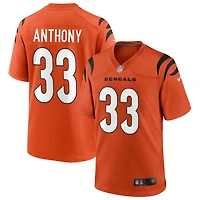 Daijahn Anthony Youth Nike Orange Cincinnati Bengals Alternate Game Custom Jersey