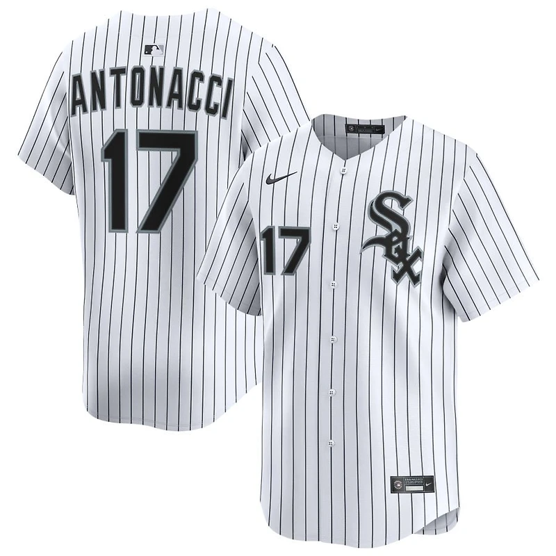 Sam Antonacci Men's Nike White Chicago White Sox Home Limited Custom Jersey