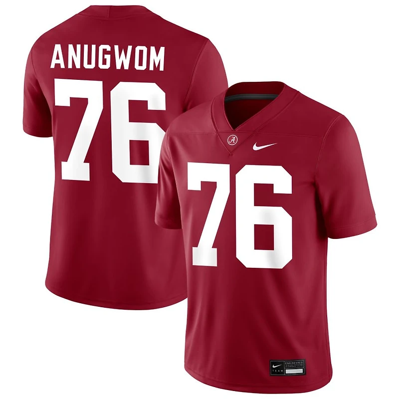 Arkel Anugwom Men's Nike Crimson Alabama Crimson Tide NIL Pick-A-Player Football Replica Jersey