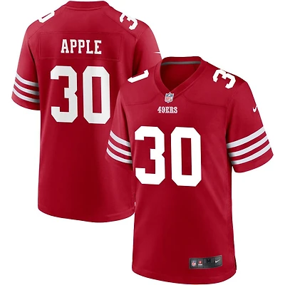 Eli Apple Men's Nike Scarlet San Francisco 49ers Custom Jersey