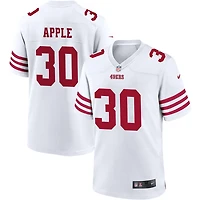 Eli Apple Men's Nike White San Francisco 49ers Game Custom Player Jersey