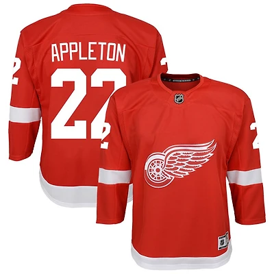 Mason Appleton Youth Red Detroit Red Wings Home Custom Premier Jersey