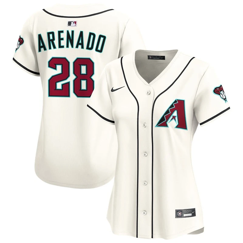 Nolan Arenado Women's Nike Cream Arizona Diamondbacks Home Limited Custom Jersey