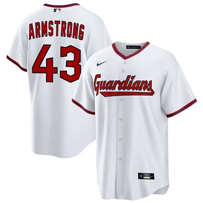 Shawn Armstrong Men's Nike  White Cleveland Guardians Home Custom Replica Jersey