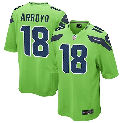 Elijah Arroyo Men's Nike Neon Green Seattle Seahawks Alternate Custom Game Jersey