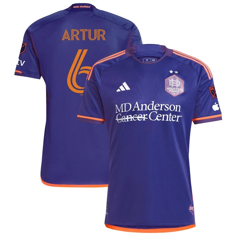 Artur De Lima Artur Men's adidas  Purple Houston Dynamo FC 2024 Still Holdin' Authentic Custom Jersey