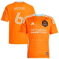 Artur De Lima Artur Youth adidas  Orange Houston Dynamo FC 2025 Season 20 Replica Custom Jersey