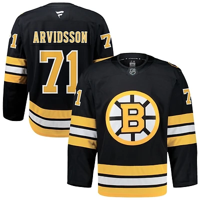 Viktor Arvidsson Men's Fanatics Black Boston Bruins Home Authentic Pro Custom Jersey