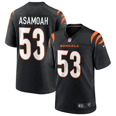 Brian Asamoah Men's Nike Black Cincinnati Bengals Game Custom Jersey