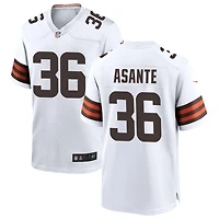 Eugene Asante Men's Nike White Cleveland Browns Custom Game Jersey