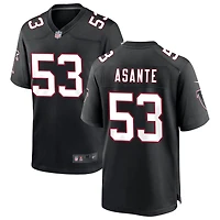 Eugene Asante Men's Nike Black Atlanta Falcons Throwback Custom Game Jersey