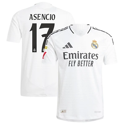 Raul Asencio Men's adidas  White Real Madrid 2024/25 Home Authentic Custom Jersey