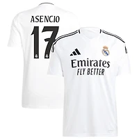 Raul Asencio Men's adidas  White Real Madrid 2024/25 Home Replica Custom Jersey