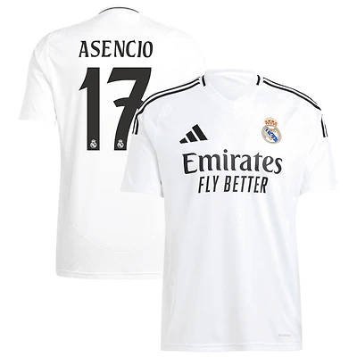 Raul Asencio Men's adidas  White Real Madrid 2024/25 Home Replica Custom Jersey