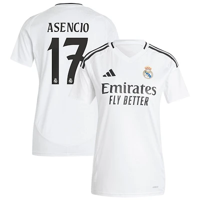 Raul Asencio Women's adidas  White Real Madrid 2024/25 Home Replica Custom Jersey