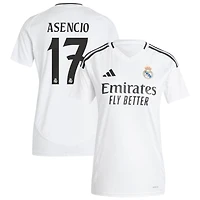 Raul Asencio Women's adidas  White Real Madrid 2024/25 Home Replica Custom Jersey