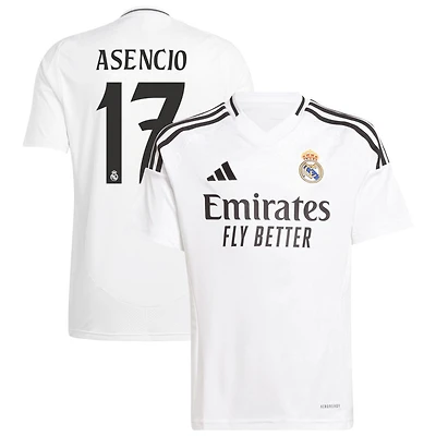 Raul Asencio Youth adidas White Real Madrid 2024/25 Home Replica Custom Jersey
