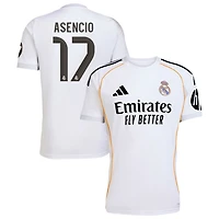 Raul Asencio Men's adidas White Real Madrid 2025/26 Home Replica Custom Jersey