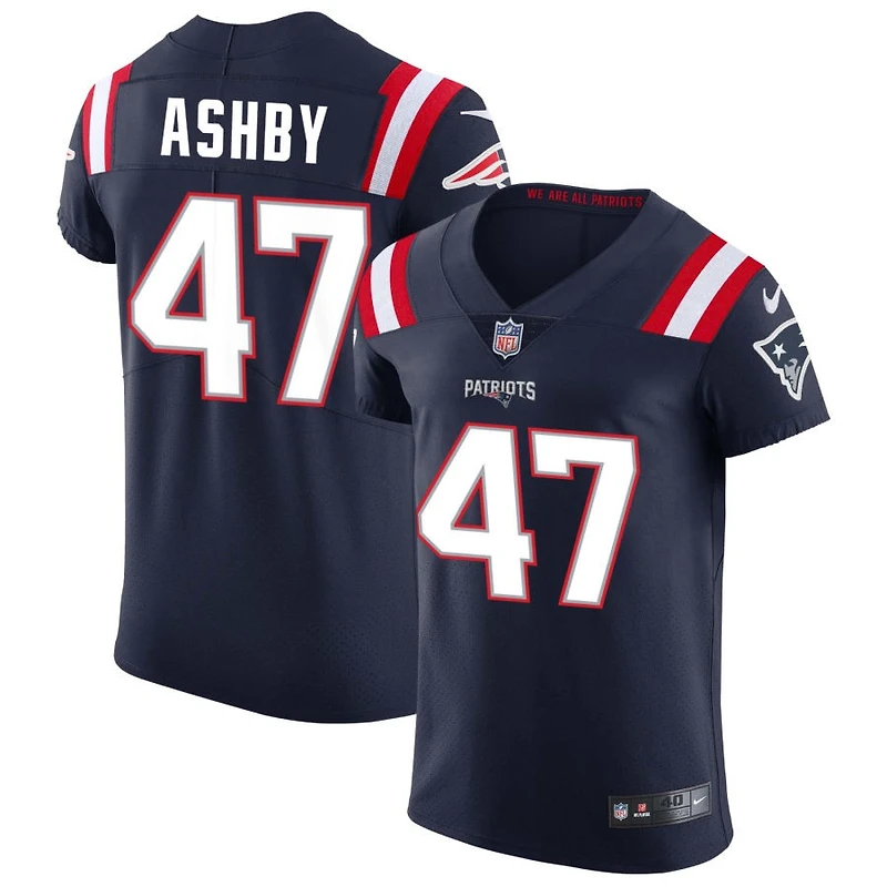 Julian Ashby Men's Nike Navy New England Patriots Vapor Elite Custom Jersey