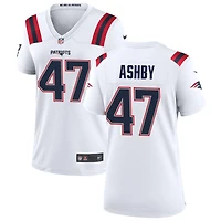 Julian Ashby Women's Nike New England Patriots White Custom Game Jersey