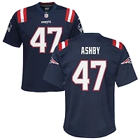 Julian Ashby Youth Nike Navy New England Patriots Custom Game Jersey