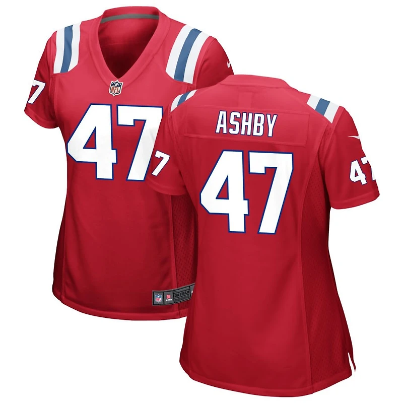 Julian Ashby Women's Nike Red New England Patriots Alternate Custom Jersey
