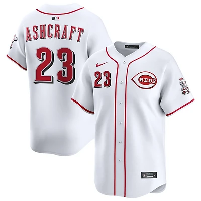 Graham Ashcraft Men's Nike White Cincinnati Reds Home Limited Custom Jersey