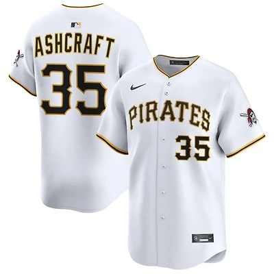 Braxton Ashcraft Men's Nike White Pittsburgh Pirates Home Limited Custom Jersey