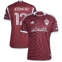 Josh Atencio Men's adidas  Burgundy Colorado Rapids 2024 One Flag Kit Authentic Custom Jersey