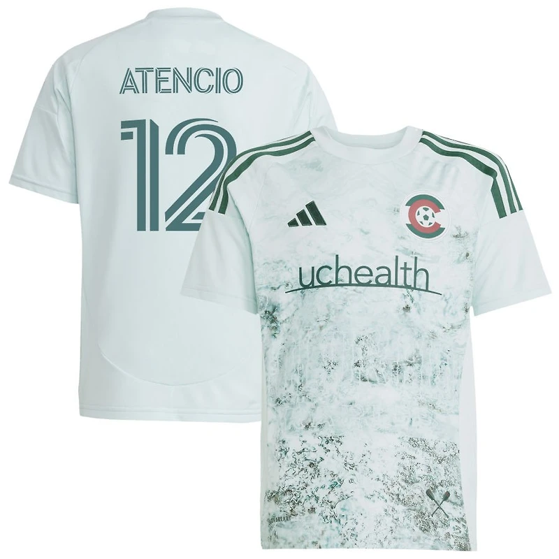 Josh Atencio Youth adidas  Green Colorado Rapids 2025 Headwaters Replica Custom Jersey