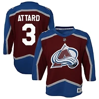 Ronnie Attard Youth Burgundy Colorado Avalanche Home Custom Replica Jersey