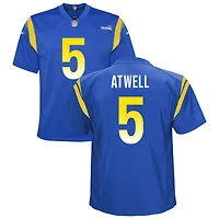 Tutu Atwell Youth Nike Royal Los Angeles Rams Custom Game Jersey