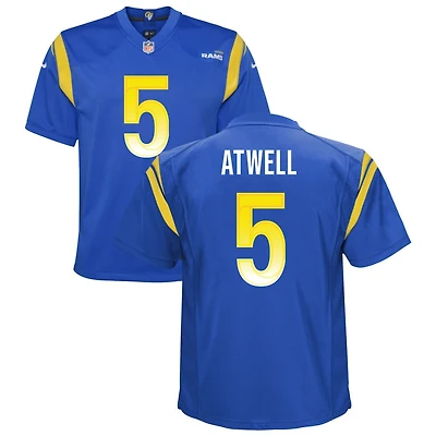 Tutu Atwell Youth Nike Royal Los Angeles Rams Custom Game Jersey