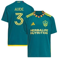 Julian Aude Youth adidas Green LA Galaxy 2023 LA Kit Replica Custom Jersey