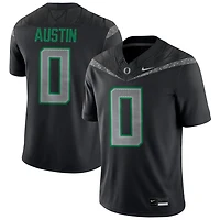 Daylen Austin Men's Nike Black Oregon Ducks NIL Pick-A-Player Game Jersey