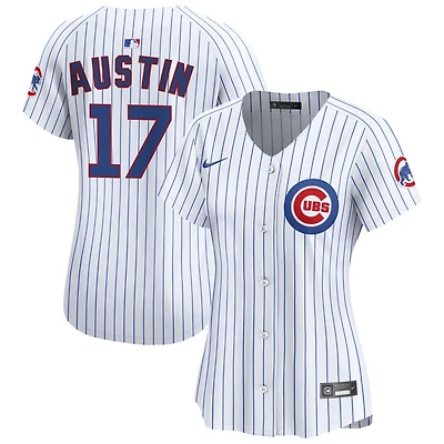 Tyler Austin Women's Nike White Chicago Cubs Home Limited Custom Jersey