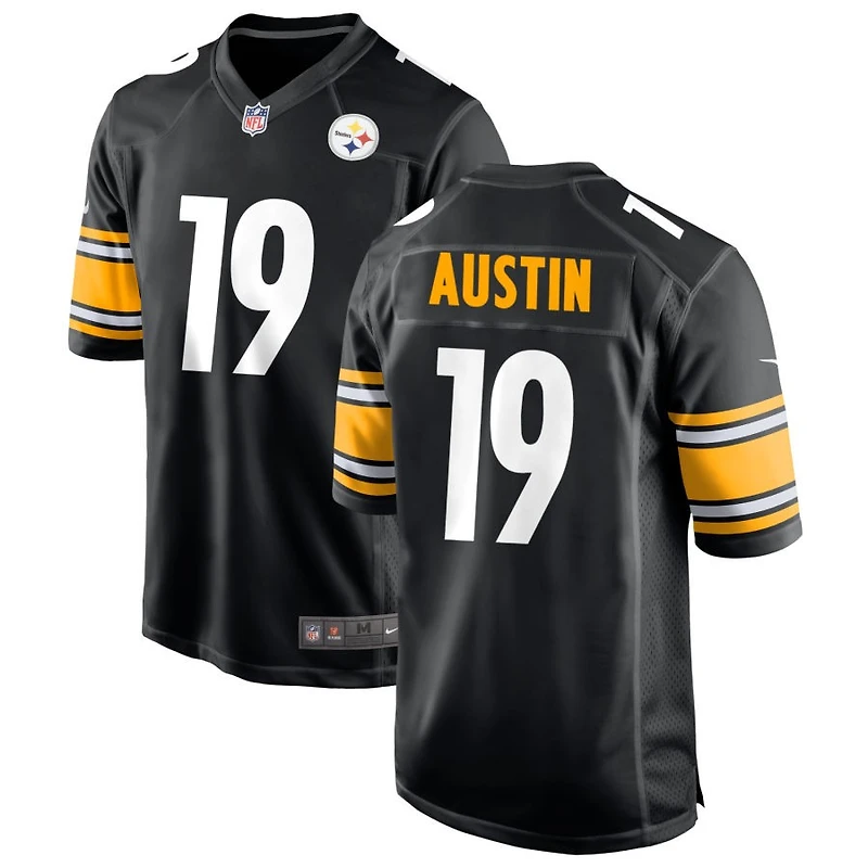 Calvin Austin Men's Nike Black Pittsburgh Steelers Custom Game Jersey