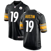 Calvin Austin Men's Nike Black Pittsburgh Steelers Custom Game Jersey