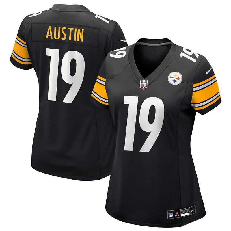 Calvin Austin Women's Nike Black Pittsburgh Steelers Custom Game Jersey