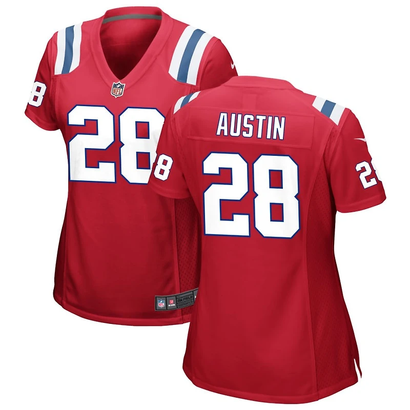 Alex Austin Women's Nike Red New England Patriots Alternate Custom Jersey